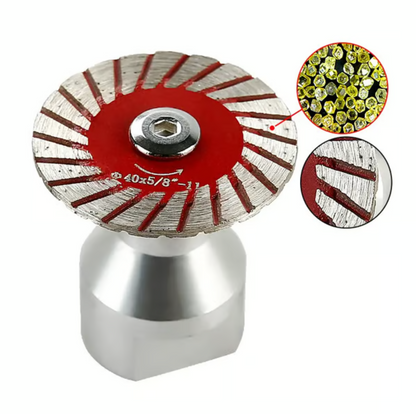 1.57" Diamond Cutting Disc Set with Removable Flange