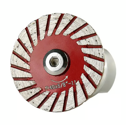 1.57" Diamond Cutting Disc Set with Removable Flange
