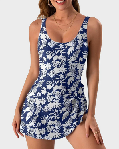 Women’s Shaping Tie-Front One-Piece Swimsuit