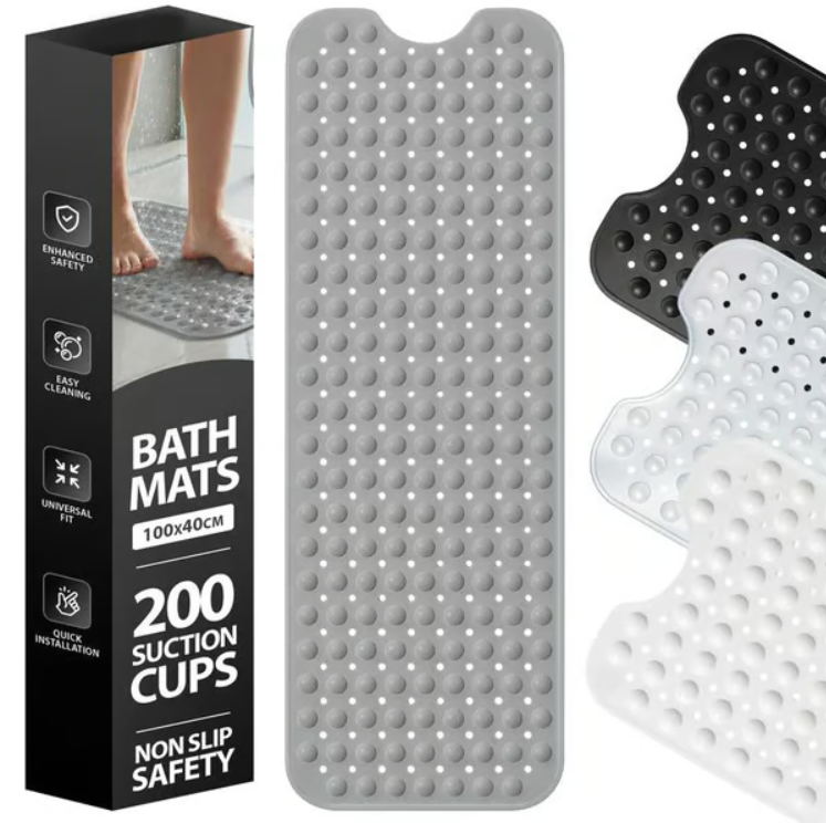 100 x 40 cm SecureGrip Anti-Slip Bath Mat