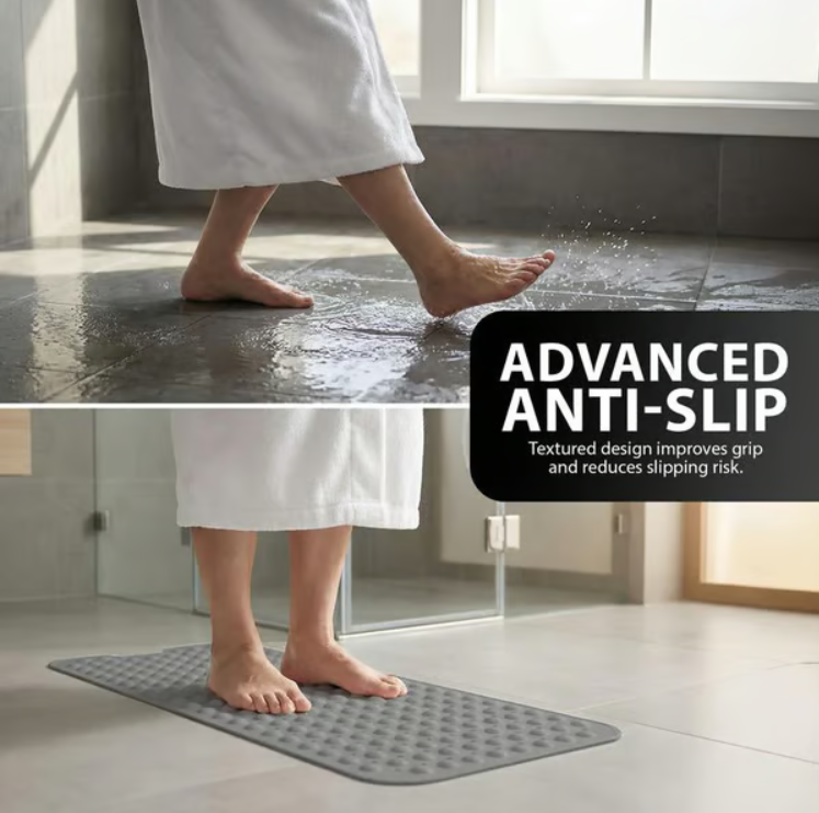 100 x 40 cm SecureGrip Anti-Slip Bath Mat