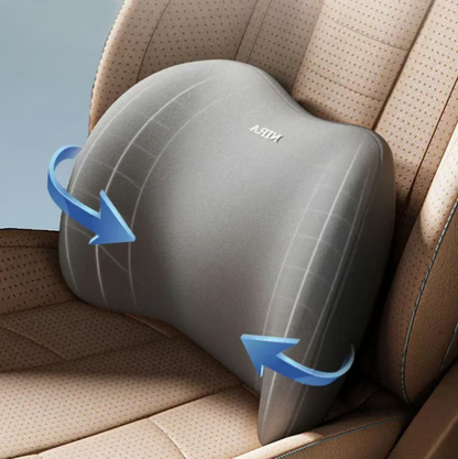 Car Memory Foam Headrest & Lumbar Support Cushion Set