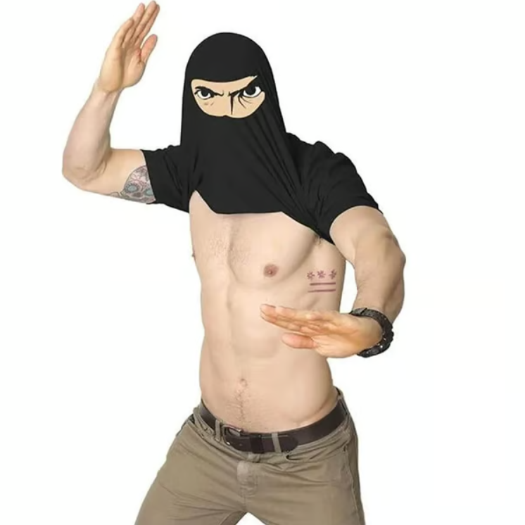 Ninja Flip-Up Disguise T-Shirt