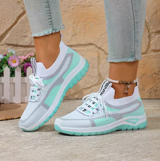 Women's Breathable Gradient Mesh Trainers