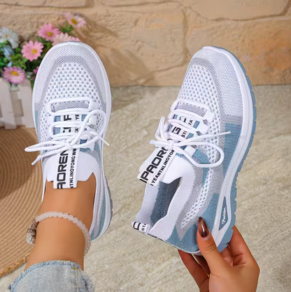 Women's Breathable Gradient Mesh Trainers