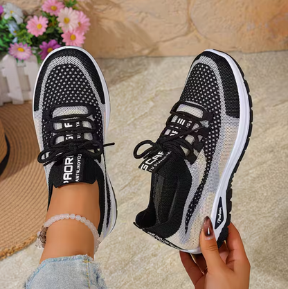 Women's Breathable Gradient Mesh Trainers