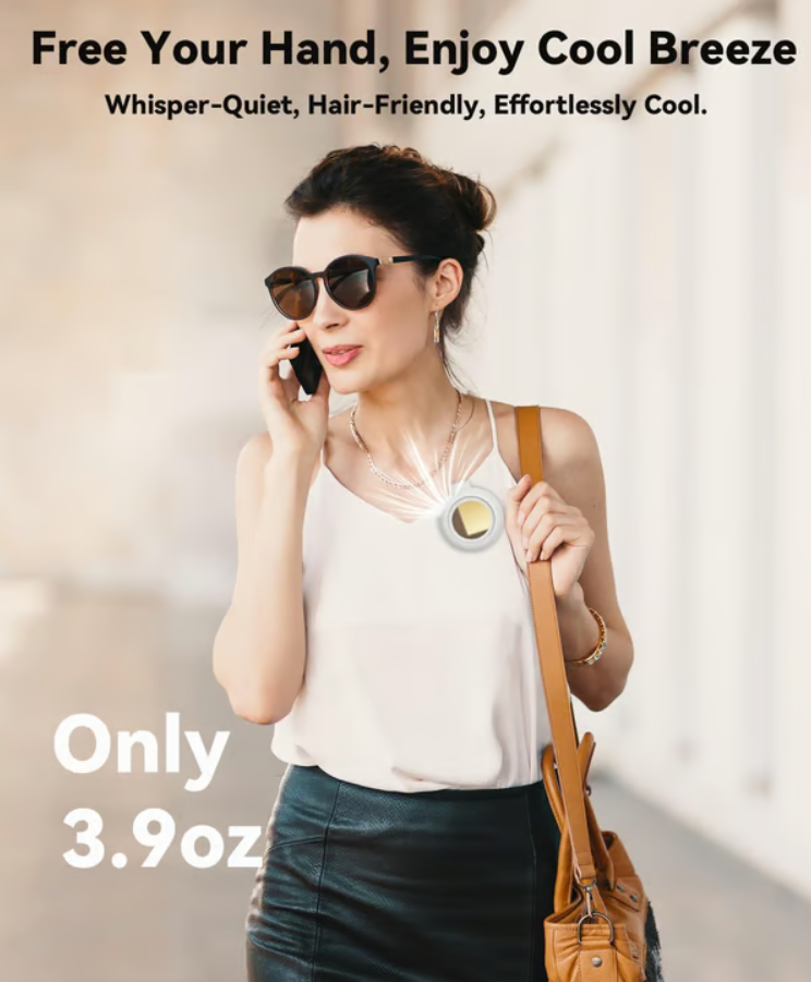 360° Rotating Clip-On Portable Mini Fan