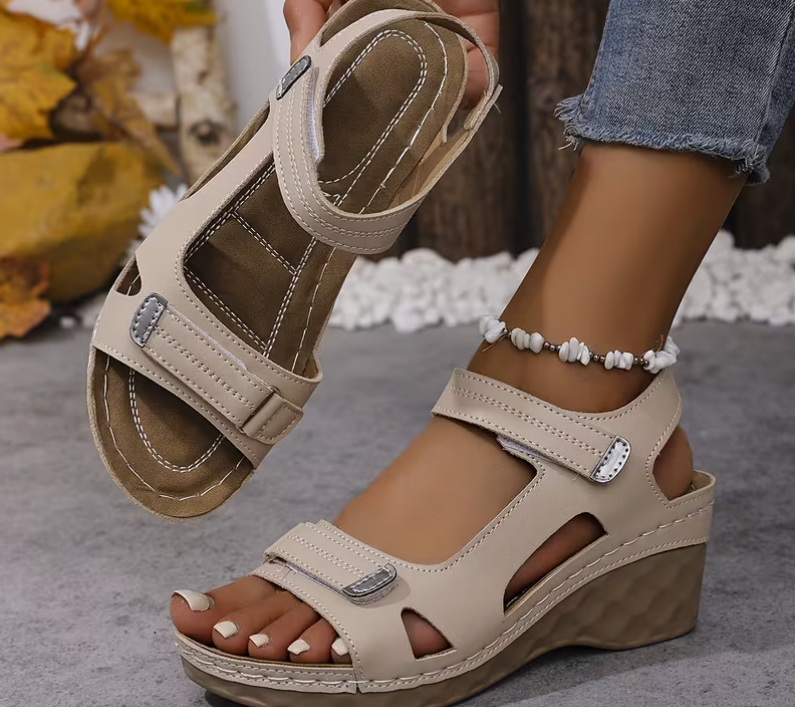 Women's Comfortable Adjustable Wedge Sandals