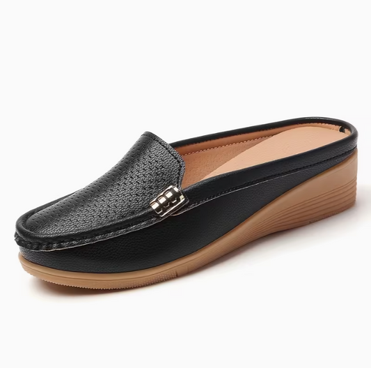 Women's Comfortable Slip-On Wedge Mules