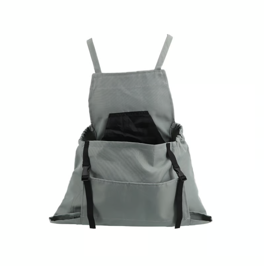 Cross-Back Gardening Apron with Deep Release Pocket