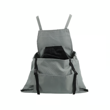 Cross-Back Gardening Apron with Deep Release Pocket