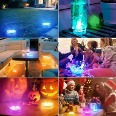 Submersible RGB Pool Light with RF Remote Control