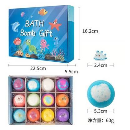 Kids Dinosaur Surprise Bath Fizz Egg Set