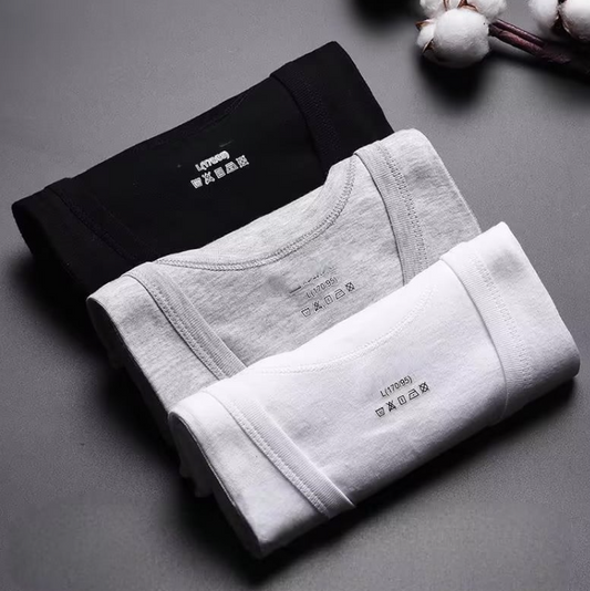 Men’s Ultra-Soft Cotton Fitted Tank Top 3 Pack