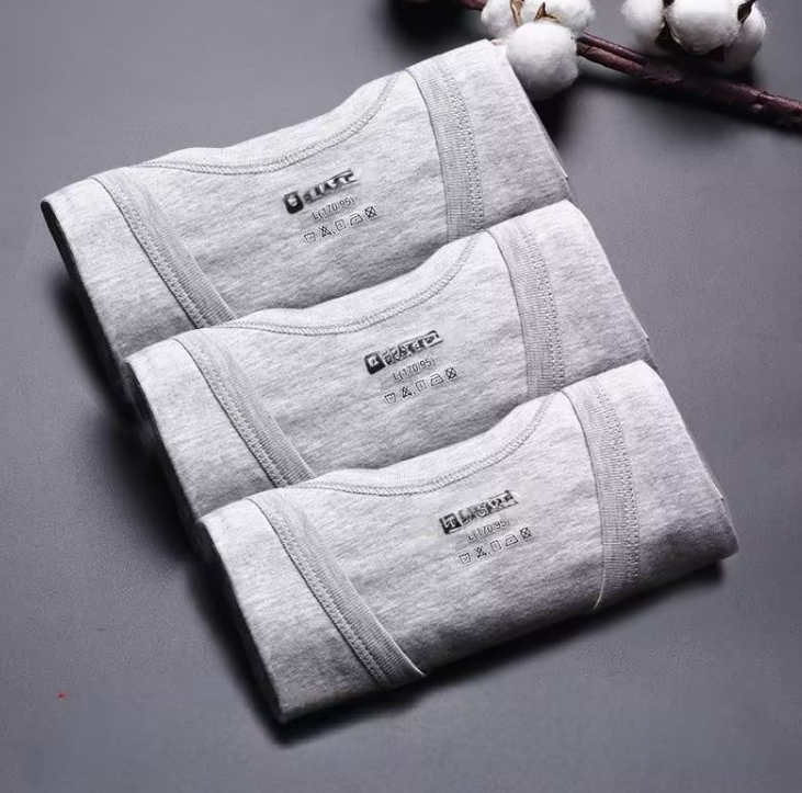 Men’s Ultra-Soft Cotton Fitted Tank Top 3 Pack