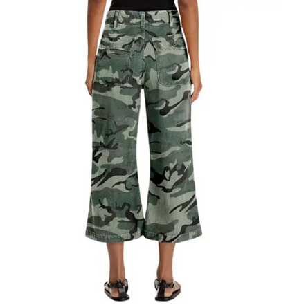 Women’s Urban Camo High-Waist Wide-Leg Pants