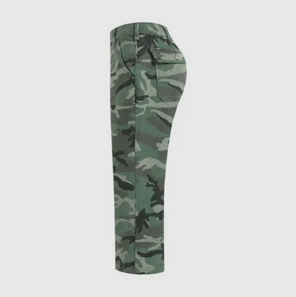 Women’s Urban Camo High-Waist Wide-Leg Pants