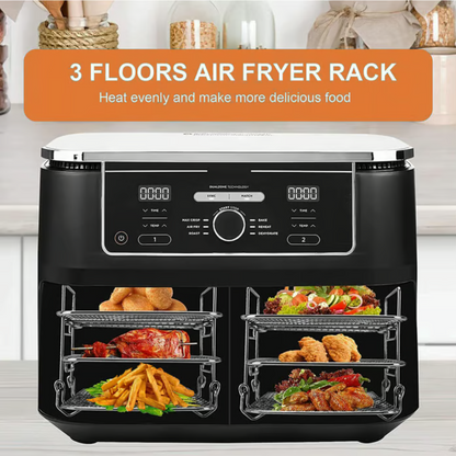 3-Tier Stainless Steel Air Fryer Rack Grill