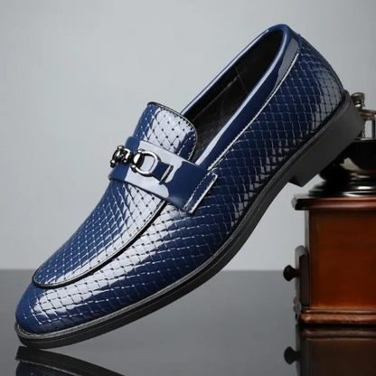 Men’s Leather-Look Classic Slip-On Loafers