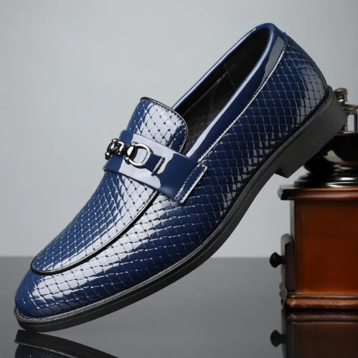 Men’s Leather-Look Classic Slip-On Loafers