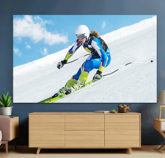Portable Anti-Glare Projector Screen for Home Cinema
