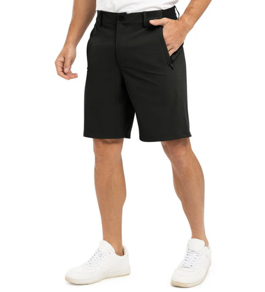 Men’s Lightweight Stretch Quick-Dry Casual Golf Shorts