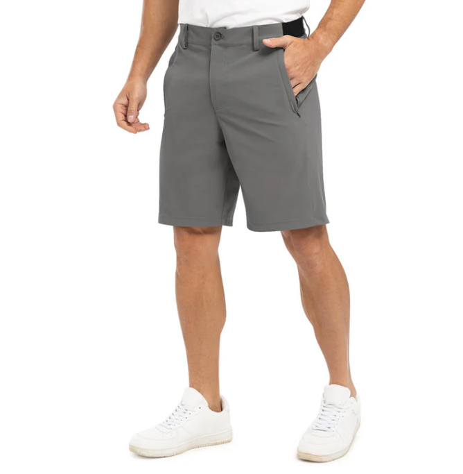 Men’s Lightweight Stretch Quick-Dry Casual Golf Shorts