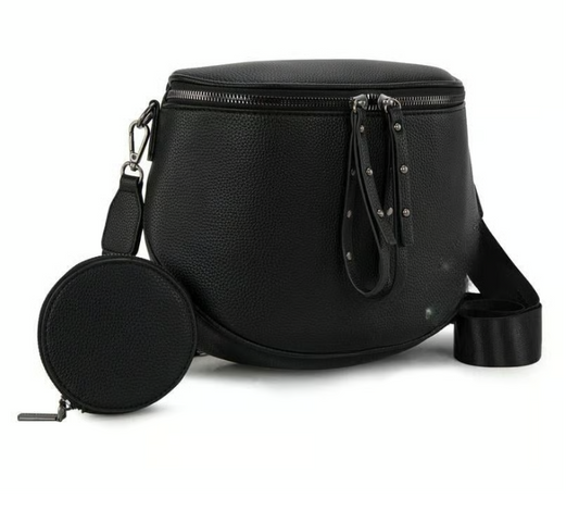 Women’s Large Crossbody Sling Bag with Coin Pouch