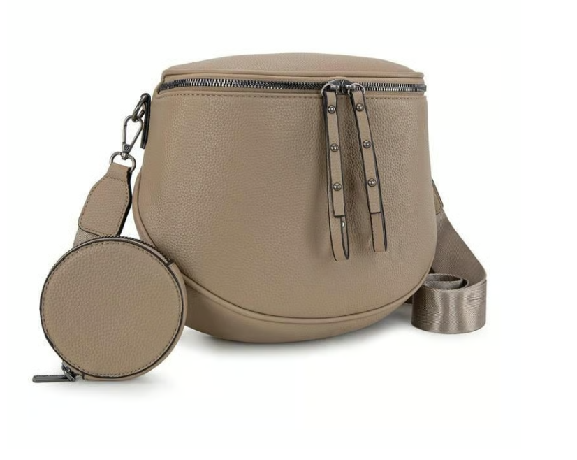 Women’s Large Crossbody Sling Bag with Coin Pouch