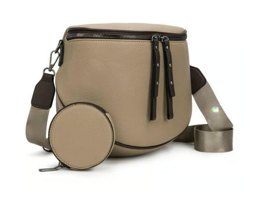 Women’s Large Crossbody Sling Bag with Coin Pouch