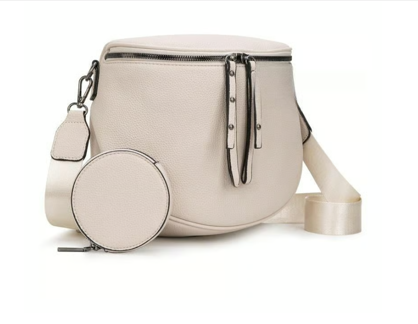 Women’s Large Crossbody Sling Bag with Coin Pouch