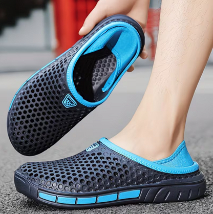 Men’s Breathable Slip-On Mesh Summer Clogs