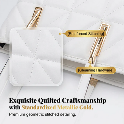 Four-Piece Quilted-Style Bag Set
