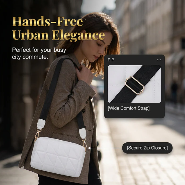Four-Piece Quilted-Style Bag Set