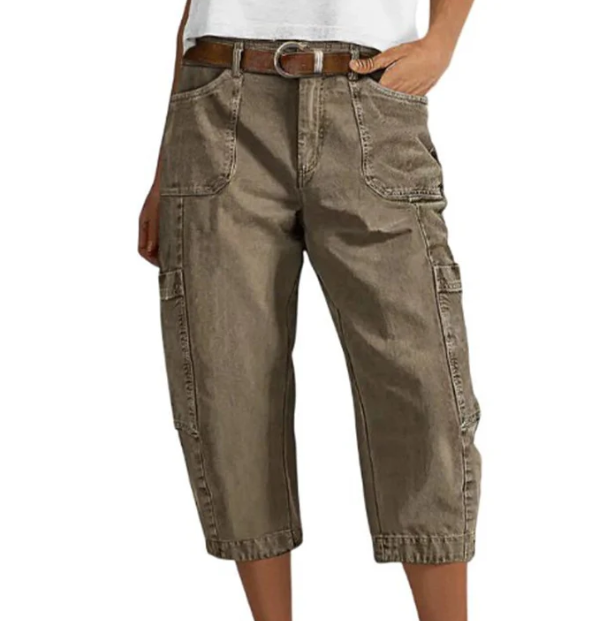 Women's Cargo Capri Trousers