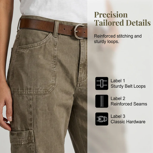 Women's Cargo Capri Trousers