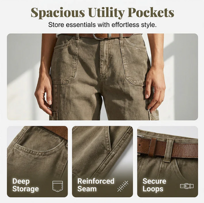 Women's Cargo Capri Trousers