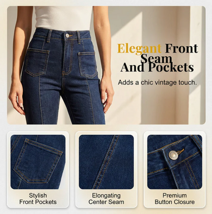 Women's Flared Capri Jeans