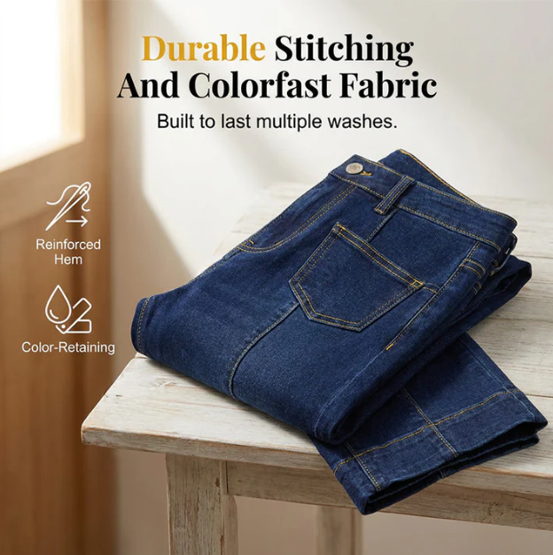 Women's Flared Capri Jeans