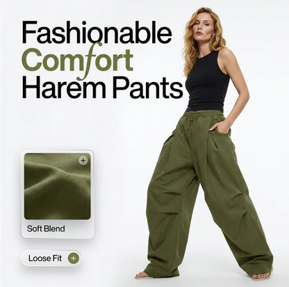 Women's Pleated Wide-Leg Trousers