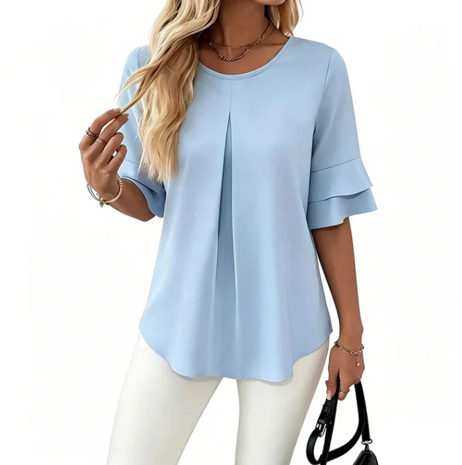 Women's Ruffle Sleeve Blouse