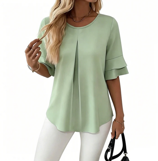 Women's Ruffle Sleeve Blouse