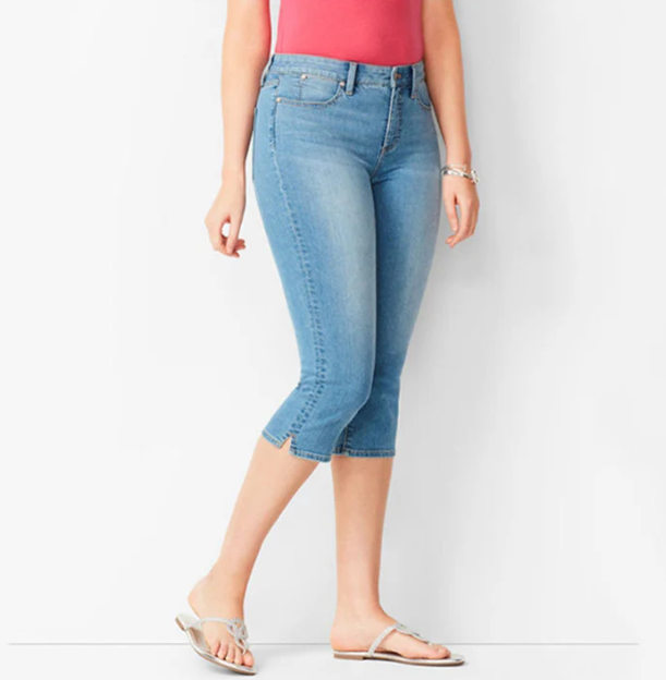 Women's Stretch Capri Jeans