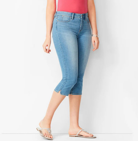 Women's Stretch Capri Jeans