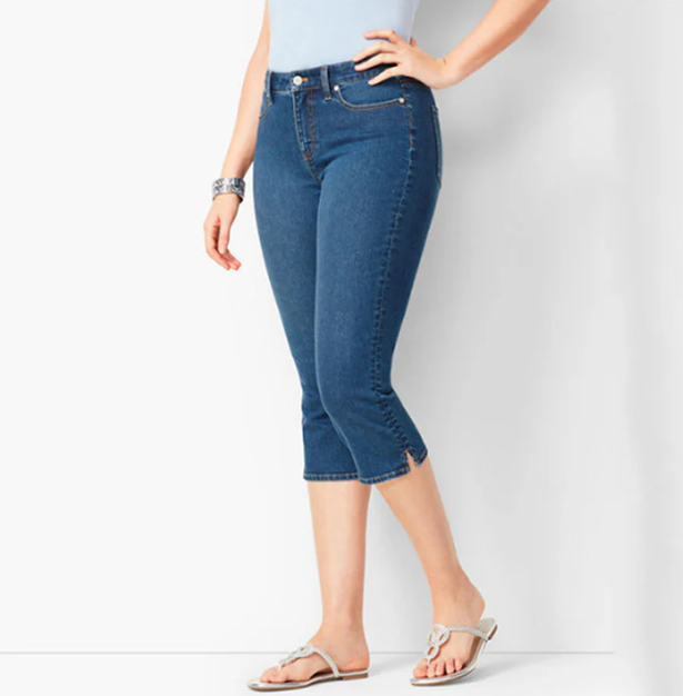 Women's Stretch Capri Jeans