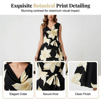Women's Sleeveless Floral Dress