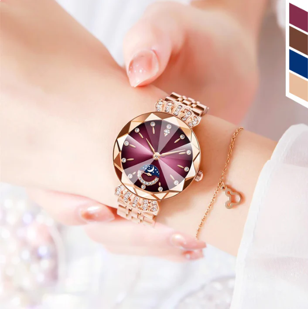 Women's Star and Moon Watch