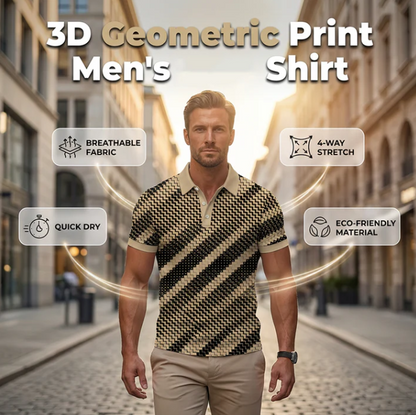 Men's Geometric Print Shirt