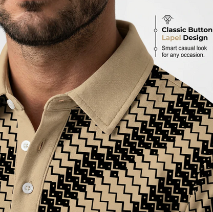 Men's Geometric Print Shirt