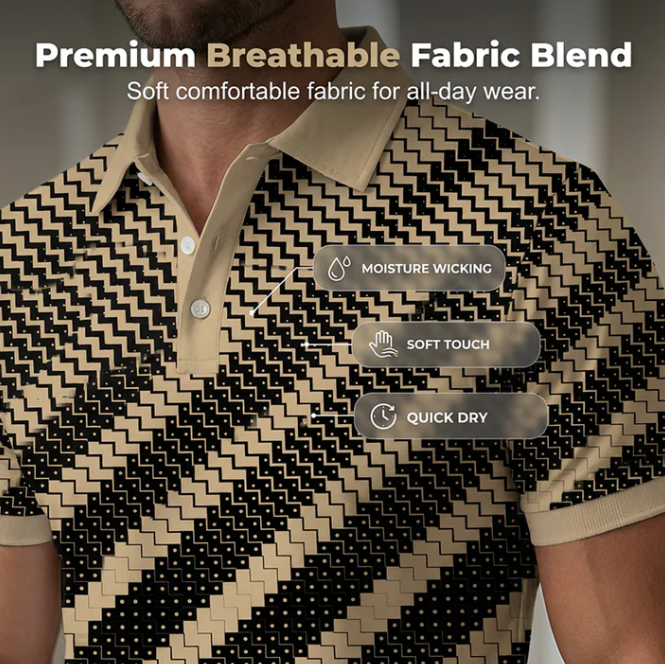 Men's Geometric Print Shirt
